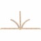 Ekena Millwork Redmond Smooth Timber Gable Bracket, Douglas Fir, 96"W x 64"H x 1 1/2"D x 3 1/2"F, 16/12 Pitch GBW096X64X0204RED00SDF - alternate 2
